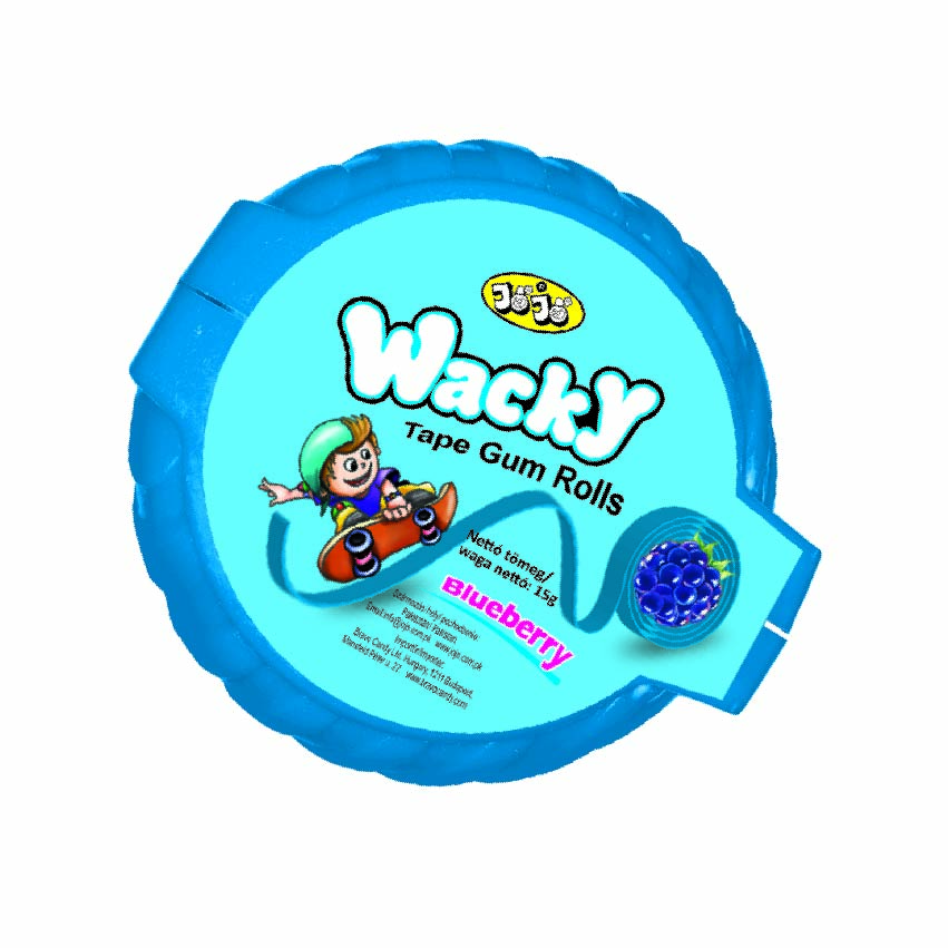 Wacky Gum Rolls 15g
