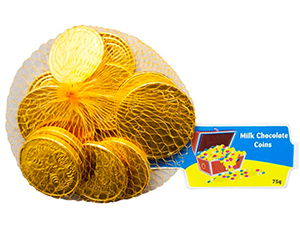 Milk Chocolate Coins Bag 65g