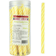 Yellow Swirl Candy Pole