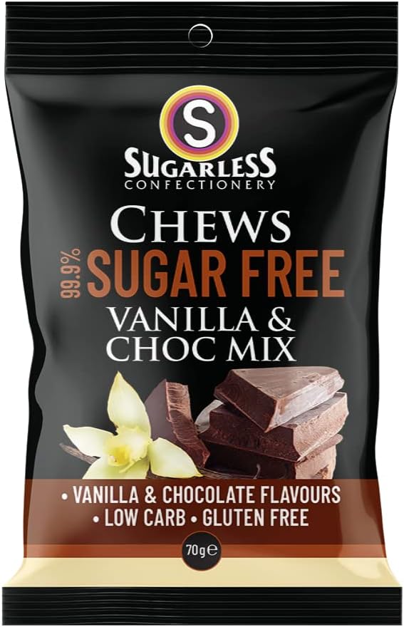 Vanilla & Chocolate Flavoured Chews 70g