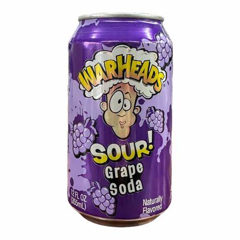 Warheads Sour Soda Cans 355ml