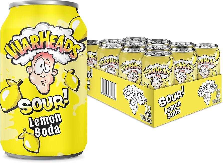 Warheads Sour Soda Cans 355ml